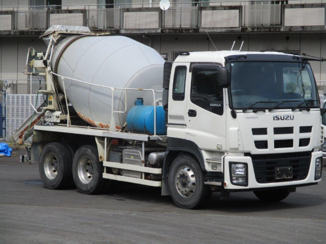 H25 いすゞ ギガ 大型ミキサー ドラム容量8.7立米