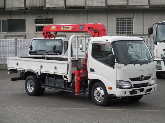 H29 日野 デュトロ 3t クレーン付平ボディ