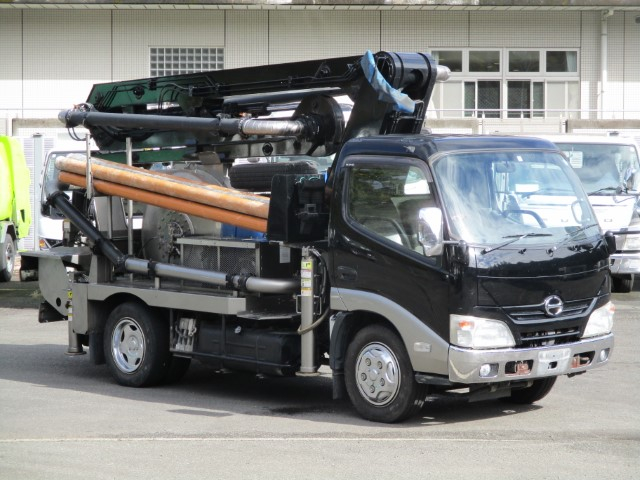 H27 日野デュトロ 小型コンクリートポンプ　スクイーズ式