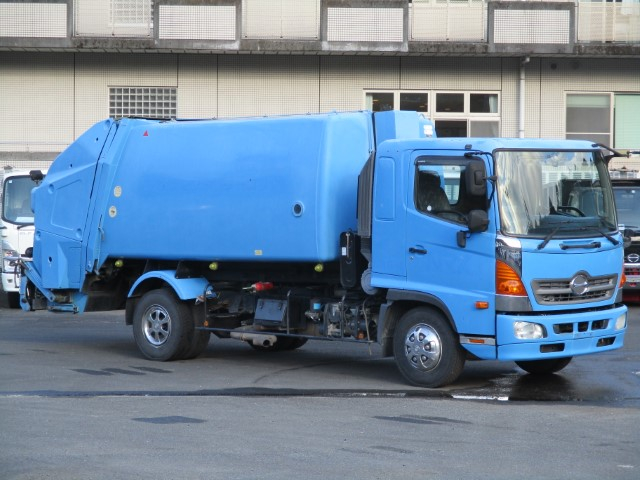 H26 日野 レンジャー 回転板式塵芥車10立米 計量器付