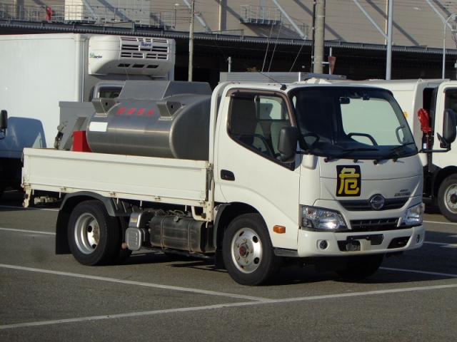 H29 日野 デュトロ 小型1.35KL積載式タンクローリー 消防検査付