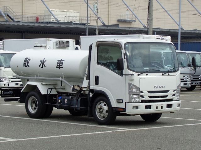 R1 いすゞ エルフ 4KL散水車 独立エンジン式