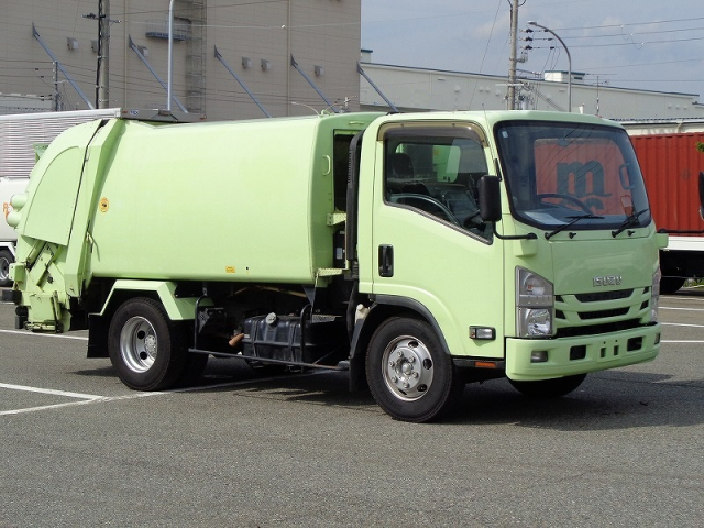 H27 いすゞ エルフ 3.5トン プレス式塵芥車5.9立米