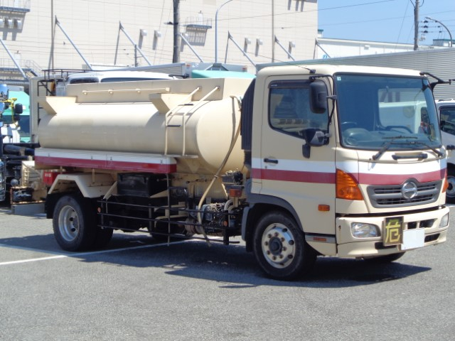 H26 日野レンジャー 新明和製6KLローリー 4室 消防検査付