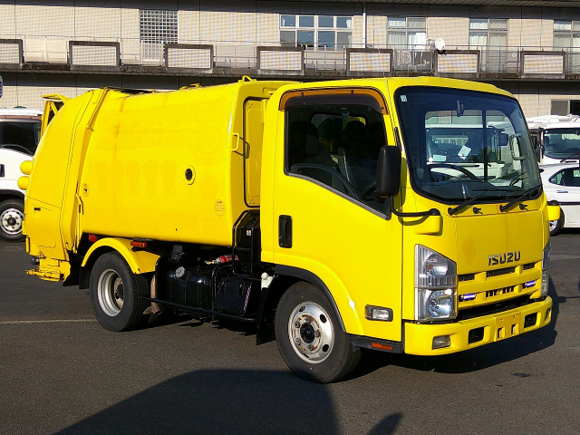 H23 いすゞ エルフ 2トンプレス式塵芥車4.2立米
