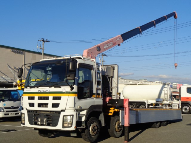 H22 いすゞギガ アルミブロック平ボディ クレーン付き