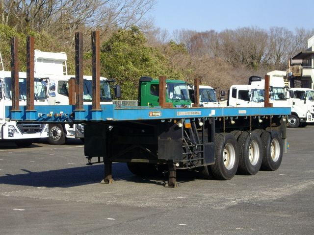 H26 東邦 3軸平床セミトレーラー