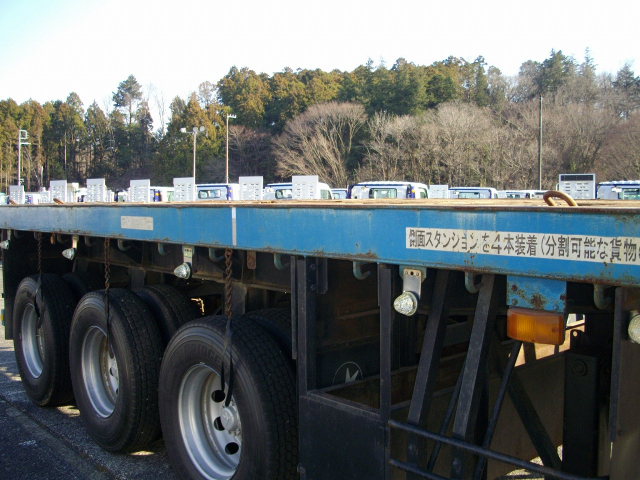 H26 東邦 3軸平床セミトレーラー