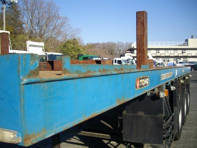 H26 東邦 3軸平床セミトレーラー