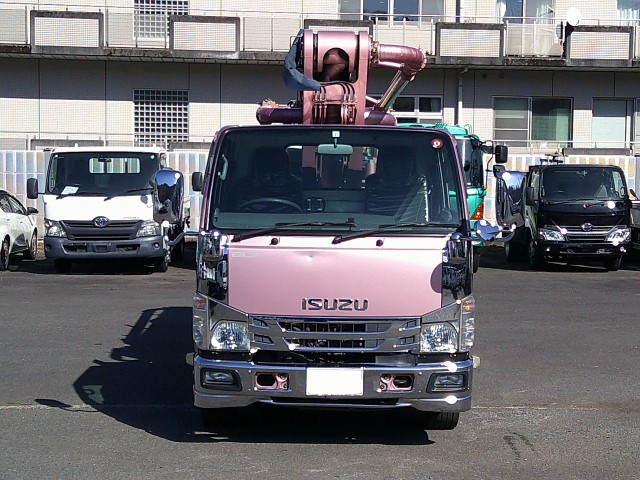 H30 いすゞエルフ 極東製スクイーズ式コンクリートポンプ車