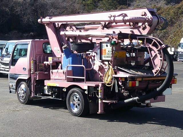 H30 いすゞエルフ 極東製スクイーズ式コンクリートポンプ車