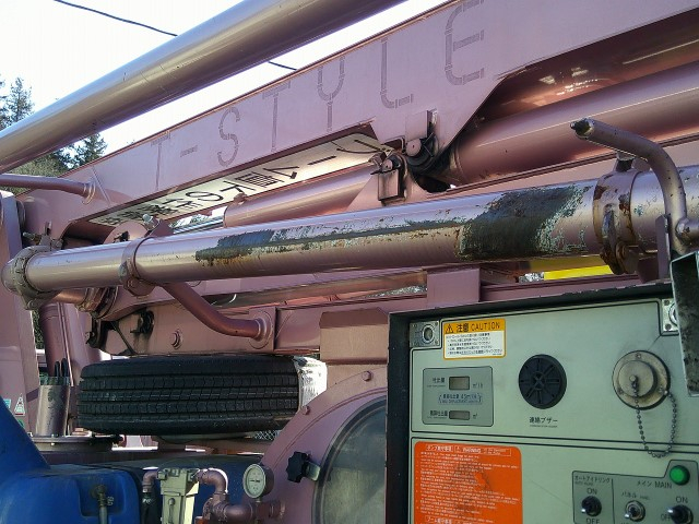 H30 いすゞエルフ 極東製スクイーズ式コンクリートポンプ車