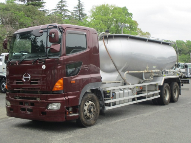 H25 日野プロフィア 25t粉粒体運搬車 エアスライド式