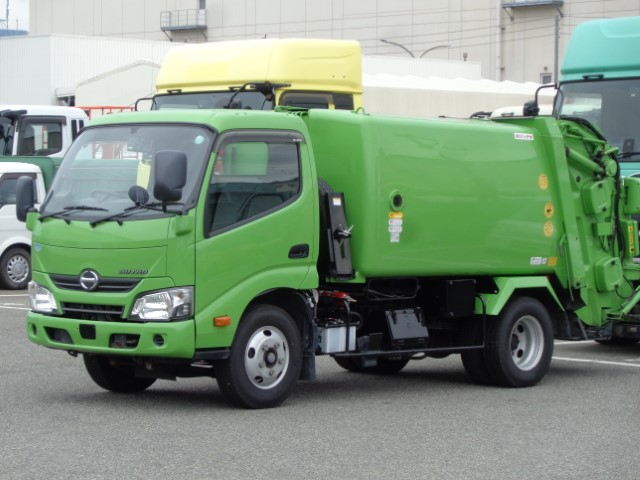 H28 日野デュトロ 回転式塵芥車5.1立米 反転装置付き