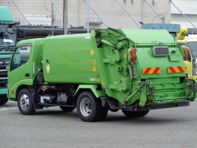 H28 日野デュトロ 回転式塵芥車5.1立米 反転装置付き
