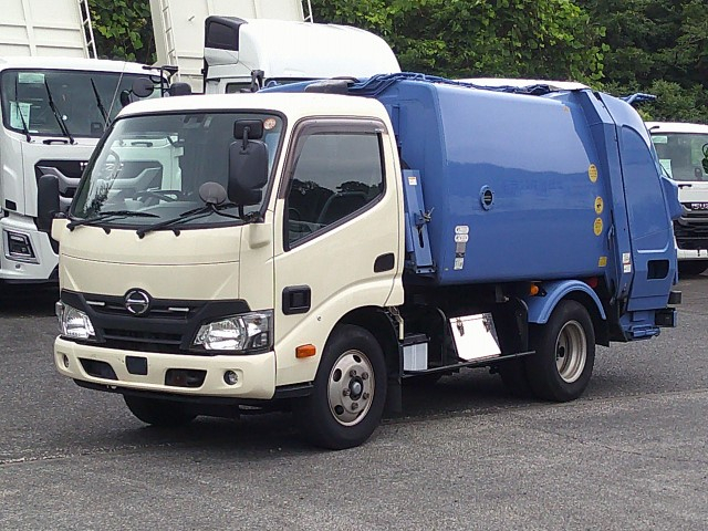 H30 日野デュトロ プレス式塵芥車4.2立米 左スライドドア