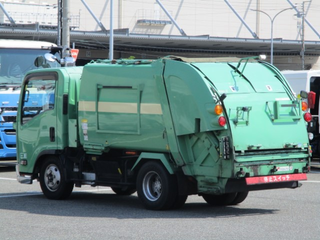 H25 いすゞエルフ プレス式塵芥車4.3立米