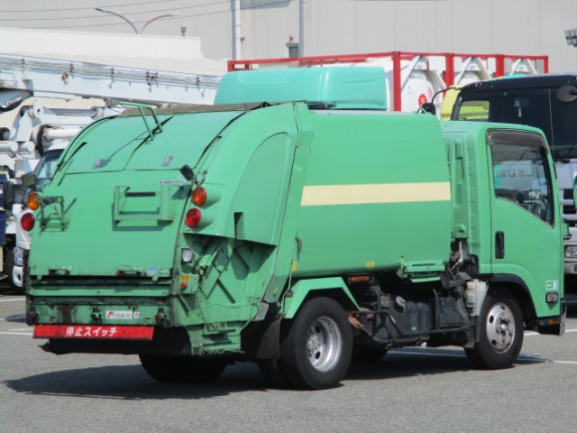 H25 いすゞエルフ プレス式塵芥車4.3立米