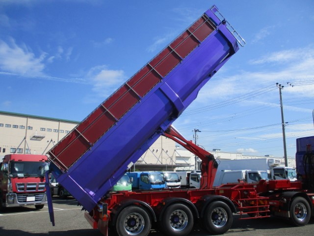 R4 トレクス GVW36トン3軸土砂ダンプセミトレーラー 極東製