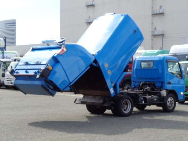 R3 三菱キャンター 回転式塵芥車5.1立米