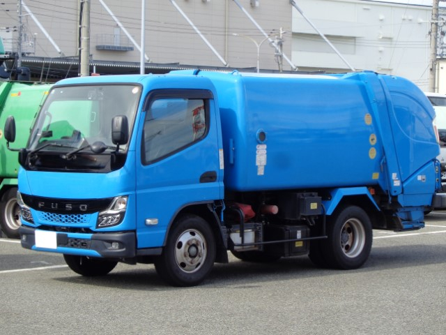 R3 三菱キャンター 回転式塵芥車5.1立米