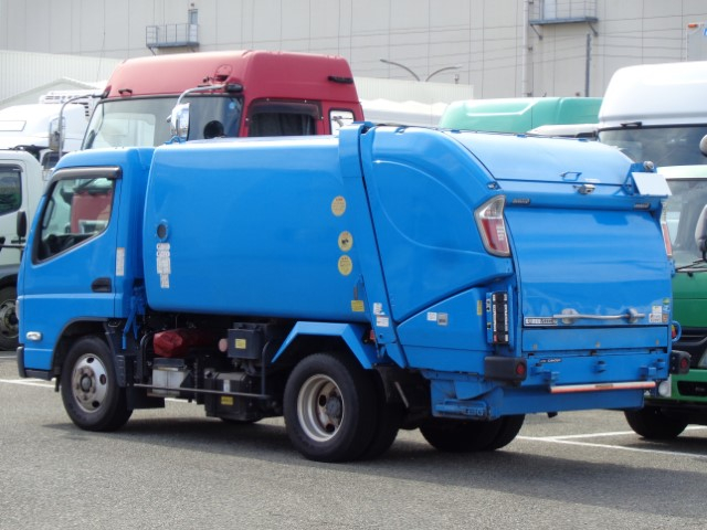 R3 三菱キャンター 回転式塵芥車5.1立米