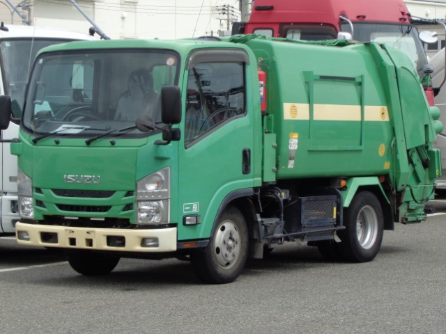 H28 いすゞエルフ プレス式塵芥車4.3立米